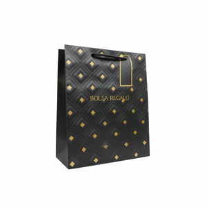 Borsa regalo ILAN 30x42x12cm taglia L con manico decorato per confezioni regalo - Product Image 1