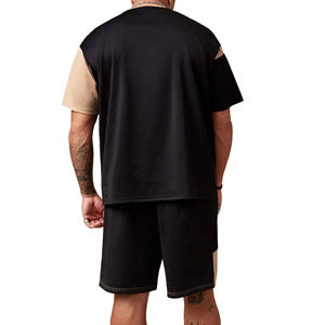 Conjunto de Camisa y Pantalones Cortos Estampados de Moda de Verano al por Mayor, Trajes Deportivos Transpirables de Poliéster y Algodón con Corte Regular - Product Image 3