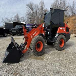 Chargeuse sur pneus Kubota R640 certifiée CE, moteur diesel Cummins, pompe hydraulique HYDAC, compacte, haute efficacité, performances fiables - Product Image 1