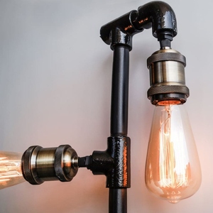 Lámpara de pared moderna nórdica de cristal con múltiples brazos, minimalista, LED, de lujo, para dormitorio, mesita de noche, sala de estar, pasillo, escaleras - Product Image 3