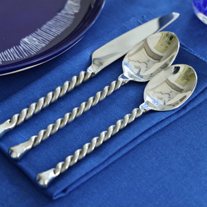 Professional Wholesale Sustainable Plate Steel <b>Flatware</b> Set Mirrored Knife Fork Spoon Restaurant Cutlery for Wedding At Low Cost - Product Image 4