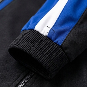 Conjunto Deportivo para Hombre, Chaqueta con Cierre Completo, Pantalones Deportivos, Ropa Deportiva a Rayas, Fabricante Mayorista de Ropa Urbana Personalizada - Product Image 5