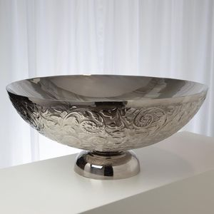 Festive Aluminum Chocolate Bowl-Durable Party Decor for Serving Chocolates & <b>Nuts</b> with Classic Elegance - Product Image 1