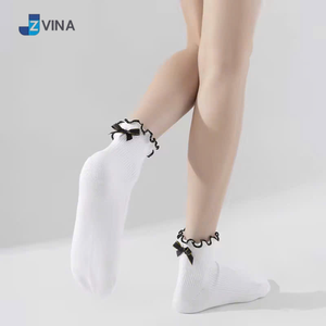 Calcetines de Yoga y Pilates para Mujer, con Lazo en los Dedos, Colores Pastel, Personalizados, Ecológicos, de Spandex, con Estampado Digital, Venta al Por Mayor - Product Image 3