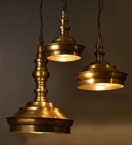 Lampes suspendues de haute qualité en laiton et en cuivre avec un design tendance en forme ronde pour la décoration - Product Image 6