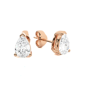 Boucles d'oreilles clous en platine avec diamants taille émeraude pour femme, bijoux de fiançailles classiques certifiés, diamant naturel couleur D - Product Image 3