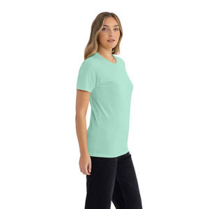 เสื้อยืด Level Apparel 6210 ผ้าฝ้าย 100% เป็นมิตรกับสิ่งแวดล้อม สวมใส่สบาย ทรงพอดีตัว สีเขียวมิ้นท์ สำหรับผู้ชายและผู้หญิง เหมาะสำหรับงานพิมพ์ลายตามสั่ง - Product Image 1