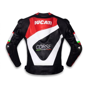 Men’s Rucati Cowhide Leather <b>Racing</b> <b>Jacket</b>/Chaqueta MotoCP Style CE Level 2 Armor Motorcycle Track Riding Protective Gear CE - Product Image 3