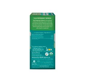 Organic India Tulsi Peppermint Refresh, 25 Bolsitas de Té, Alivia el Estrés, Rejuvenecedor, Sensación de Frescura, Té de Tulsi - 25 Bolsitas - Product Image 3