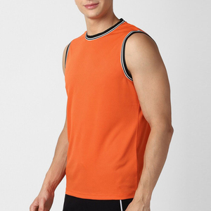 Camisetas sin mangas personalizadas 100% algodón con estampado digital y lavado ácido para hombre, chalecos de fitness holgados de gran tamaño estilo vintage - Product Image 2
