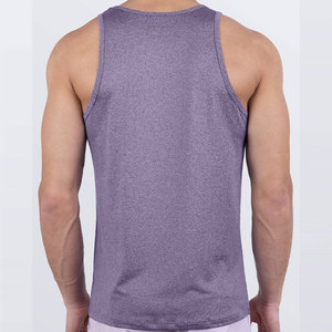 Men's <b>Running</b> <b>Singlet</b> Workout Crew Neck Custom Logo High Quality Factory Price Sleeveless Tank Top Quick Dry Breathable - Product Image 2