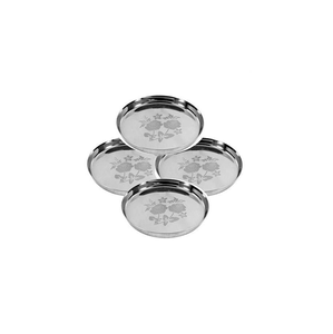 Plato de Acero Inoxidable 304 de Grado Alimenticio, Diseño Único, Precio de Fábrica, Platos para Servir en la Mesa del Hogar, Vajilla para Uso en la Cocina del Hogar - Product Image 3