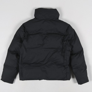 Veste matelassée imperméable pour homme en gros personnalisée avec col montant, broderie logo sur le devant, à capuche par Antom Enterprises - Product Image 3