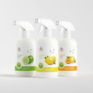500ml 16.9oz White HDPE <b>Plastic</b> Trigger Spray Bottle for Custom <b>Cleaner</b> Detergent Packaging - Product Image 6