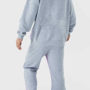 2026 Puff Printing Tracksuit for <b>Men</b> High Quality Terry Cotton Heavyweight Oversized Wide Leg <b>Pants</b> Sweatsuit for Winter - Product Image 4
