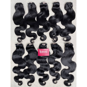 Extensiones de Cabello Humano Ondulado, 100% Cabello Vietnamita Virgen sin Procesar, Cutícula Alineada, Extensiones de Cabello Ondulado, Precio al por Mayor - Product Image 1