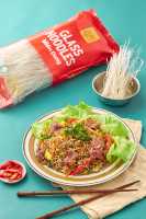 Healthy Instant Food Dried Rice Noodle 400g Vietnam Brand Auririce High Quality Daily Meals in Bag Packaging OEM/ODM Wholesale
