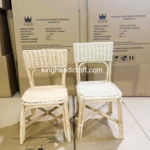 Sillas Infantiles de Ratán Hechas a Mano de Grado Comercial para Alquiler de Eventos, Muebles para Fiestas, Mimbre Natural, Fábrica OEM - Product Image 5