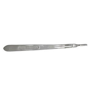 Cuchilla de bisturí de acero inoxidable personalizable con mango, instrumento quirúrgico manual, suministro al por mayor - Product Image 5