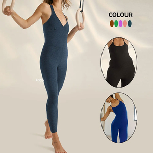 New Arrival Gym Yoga <b>Jumpsuit</b> for Women in top quality breathable anti wrinkle light weight Women Yoga <b>Jumpsuit</b> with cheap rate - Product Image 4