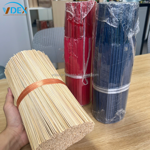 Bâtons de bambou blanchis ronds de haute qualité avec différentes tailles, y compris 8 '', 9'', 12 "pour la fabrication de bâtons d'encens - Product Image 6