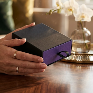 Custom Logo Cardboard Drawer Jewelry <b>Box</b> | UV Coated Embossed Portable <b>Gift</b> Packaging for Necklace, <b>Earring</b>, Bracelet & Ring - Product Image 2