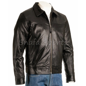 New Arrival OEM Manufacturer Custom <b>Men's</b> <b>Shearling</b> Leather <b>Jacket</b> For Sale In Wholesale High Quality Low Price - Product Image 2