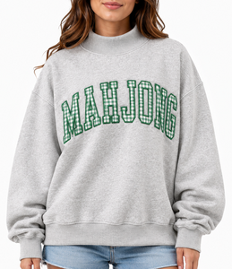 Sudadera de cuello alto para mujer, personalizada con bordado, de algodón transpirable, forro polar, estilo oversize, con logo frontal, ecológica, para invierno. - Product Image 5