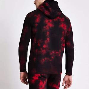 Ensemble de survêtement streetwear de fabricant, pantalon de survêtement sport épais à capuche, impression sérigraphique personnalisée, fermeture éclair, coupe oversize - Product Image 2