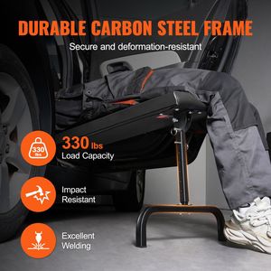 Piattaforma mobile da officina da 40 pollici per meccanici, capacità di carico 330 libbre, altezza regolabile 20.3-27.4, attrezzo per riparazioni auto e garage - Product Image 4