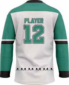 ชุดเล่นฮ็อกกี้น้ำแข็งใส่ได้ทั้งชายและหญิงชุดเล่นฮ็อกกี้น้ำแข็งพิมพ์ลายดีไซน์ซับลิเมชันใส่สบายทำจากโพลีเอสเตอร์/ ผ้าฝ้ายผสม - Product Image 2