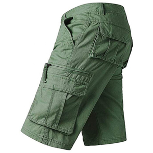 Pantalones Cortos Cargo Geométricos Elásticos y Transpirables de Alta Calidad para Hombre - Product Image 5