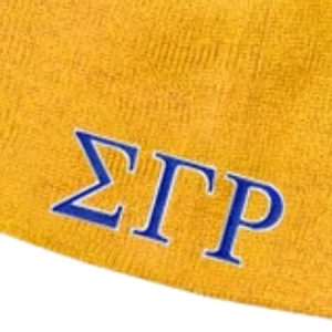 Gorro de Punto Sigma Gamma Rho, Personalizado con Letras Griegas Bordadas, Gorro de Invierno para Mujer, Gorra Cálida con Borde, para Uso Casual al Aire Libre - Product Image 5
