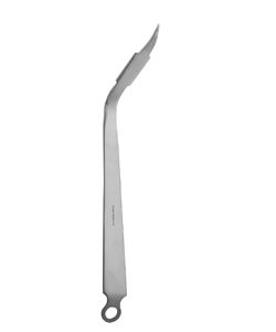 Rétracteur manuel Hohmann courbé, manche extra long de 11,5 pouces, profondeur de 19 mm, en acier inoxydable, levier chirurgical orthopédique pour os - Product Image 1