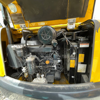 Excavadora de cadenas mini Komatsu PC56 usada en buen estado, excavadora hidráulica de 5 toneladas para construcción de jardines, en stock.