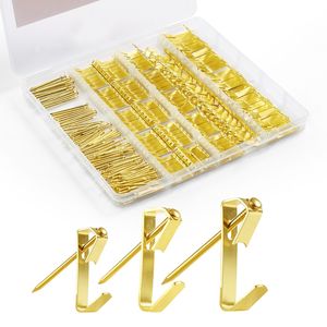 Kit per Appendere Quadri in Metallo Resistente Personalizzabile, 274 Pezzi, Ganci da 20, 30, 50 libbre con Chiodi - Product Image 1