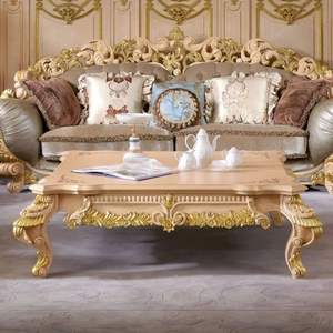 Juego de Sofás Seccionales de Madera Tradicional de Lujo, con Cojines Rellenos de Esponja, en Forma de L, para Sala de Estar de Apartamento, Muebles Amangiri Indonesia - Product Image 5