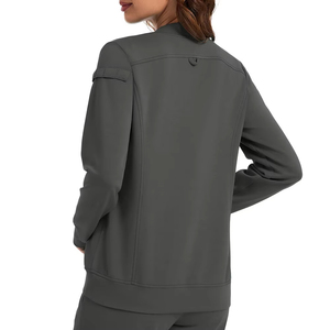 Chaquetas de Enfermera y Doctora Personalizadas con Logotipo, Uniformes Médicos Quirúrgicos Lisos para Mujer, Venta al Por Mayor - Product Image 3
