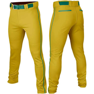 Pantalon de baseball pour homme de style classique, offrant un confort respirant et une mobilité athlétique stable grâce à un matériau personnalisé. - Product Image 6