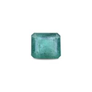 Loose Zambian Emerald 3.6 Carat Oval Faceted Gemstone Lab-Created 7mm Certified Wholesale - Product Image 1
