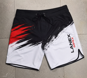 Custom Men’s Abstract Brush Stroke Board Shorts Quick Dry <b>Surf</b> Swim Trunks 4-Way Stretch Beachwear Water Sports Shorts OEM ODM - Product Image 6