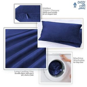 Juego de Almohadas con Fundas de 16x24 Pulgadas, Cojines Rellenos de Microfibra Suave para Sofá, Cama y Sala de Estar, Juego de 2 Almohadas Decorativas - Product Image 3