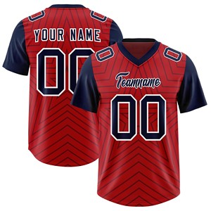 Professional American Football Jersey Moisture Wicking Fabric Digital Print Custom Logo OEM ODM Supplier Performance Wear - Product Image 5