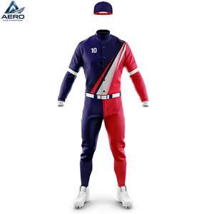 Uniformes de Béisbol Modernos Sublimados de Alta Calidad, Duraderos, Ligeros, Transpirables, Totalmente Personalizables, con Bloques de Color - Product Image 1
