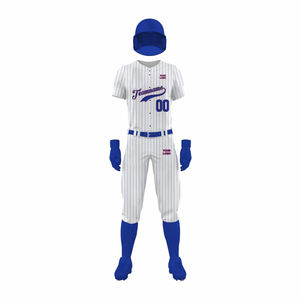 Ensemble uniforme de baseball haute performance à séchage rapide et anti-humidité, maillot de baseball en maille respirante 100 % polyester - Product Image 2