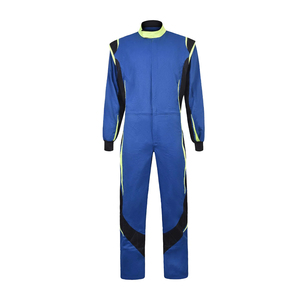Traje de Karting Azul Power World, Equipo Profesional para Carreras de Go Kart, Fabricante Personalizado, Overol de Piloto de Alto Rendimiento y Alta Visibilidad - Product Image 6