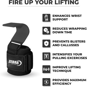 Sangles de Musculation Antidérapantes en Néoprène pour Haltères, Soutien Poignet Unisexe, Idéales pour la Gym et l'Entraînement – Nouveauté Promotionnelle - Product Image 5
