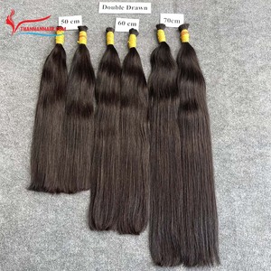 100% Extensions de cheveux vierges alignées sur les cuticules vietnamiennes Bundles de cheveux en vrac de haute qualité dans les styles Wave & Afro - Product Image 5