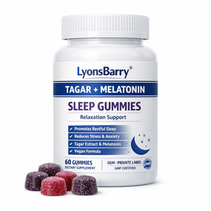 แทการ์ + เมลาโทนิน ซีลป์กัมมี่ส์ – ช่วยผ่อนคลาย – รับผลิตแบบ OEM แบรนด์ส่วนตัว มาตรฐาน GMP - Product Image 3