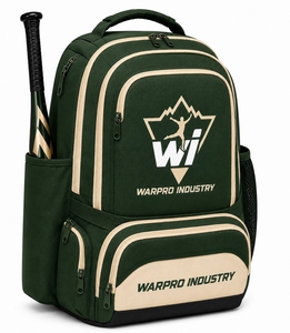 Modern Baseball Bags <b>Backpack</b> Large Capacity Kit Carrier For Players Sports Activity And Outdoor Adventure Needs - Product Image 1